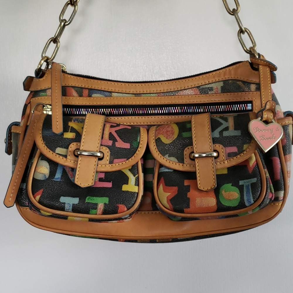 Authentic! Dooney & Bourke Scribble Handbag! - image 2